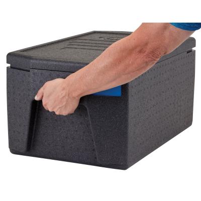 Termoizolační box Cam GoBox, horní plnění, GN 1/1, 46 l, Cambro, Černá, 680x400x(H)321mm | EPP180LH110